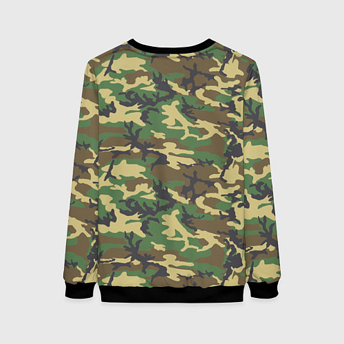 Женский свитшот Kings Camouflage / 3D-Черный – фото 2