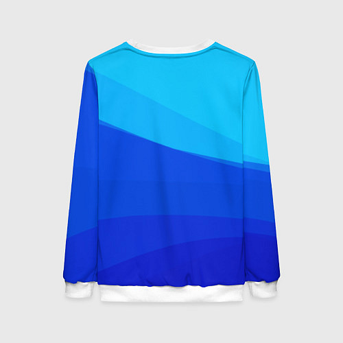 Женский свитшот Bugatti hypercar / 3D-Белый – фото 2