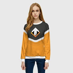 Свитшот женский Escape Gaming Uniform, цвет: 3D-белый — фото 2