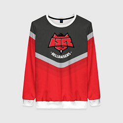 Свитшот женский HellRaisers Uniform, цвет: 3D-белый