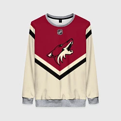 Свитшот женский NHL: Arizona Coyotes, цвет: 3D-меланж