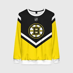 Свитшот женский NHL: Boston Bruins, цвет: 3D-белый