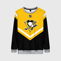 Свитшот женский NHL: Pittsburgh Penguins, цвет: 3D-меланж