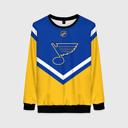 Свитшот женский NHL: St. Louis Blues, цвет: 3D-черный