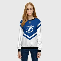 Свитшот женский NHL: Tampa Bay Lightning, цвет: 3D-черный — фото 2
