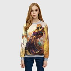 Свитшот женский Sun, цвет: 3D-меланж — фото 2