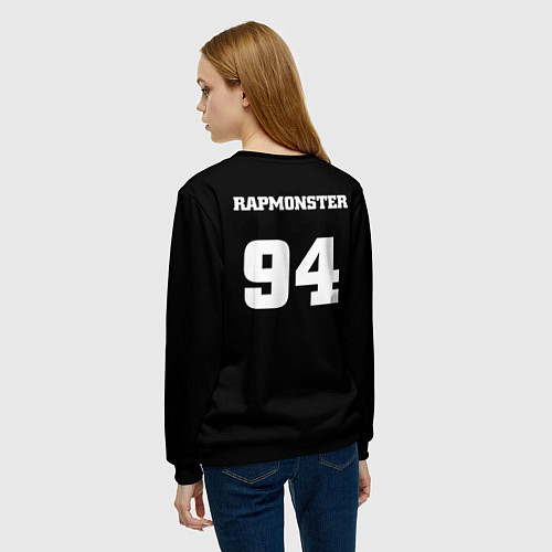 Женский свитшот BTS: Rapmonster / 3D-Черный – фото 4