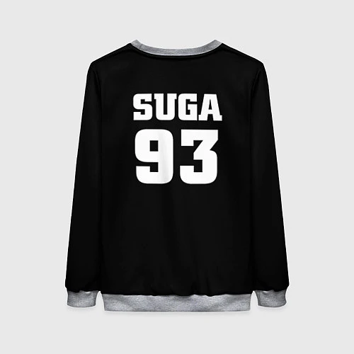 Женский свитшот BTS: Suga / 3D-Меланж – фото 2