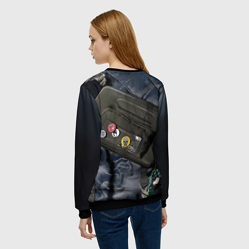 Женский свитшот Watch Dogs 2 / 3D-Черный – фото 4