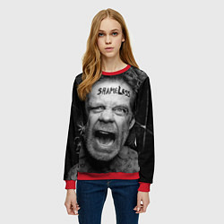 Свитшот женский Shameless Face, цвет: 3D-красный — фото 2