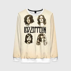 Свитшот женский Led Zeppelin Guys, цвет: 3D-белый