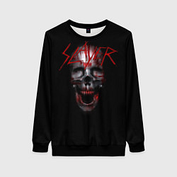Свитшот женский Slayer: Wild Skull, цвет: 3D-черный
