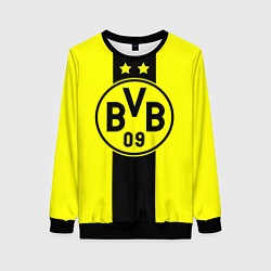 Свитшот женский BVB FC: Yellow line, цвет: 3D-черный