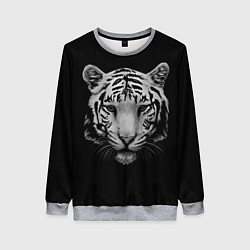Женский свитшот Серый тигр