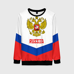 Свитшот женский Russia Hockey Team, цвет: 3D-черный