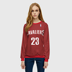 Свитшот женский Cavaliers Cleveland 23: Red, цвет: 3D-красный — фото 2