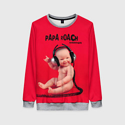 Женский свитшот Paparoach: Music Kid