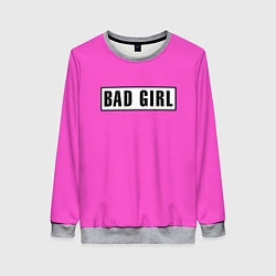 Свитшот женский BAD GIRL, цвет: 3D-меланж