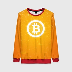 Женский свитшот Bitcoin Orange