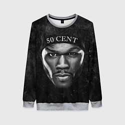 Свитшот женский 50 cent: black style, цвет: 3D-меланж