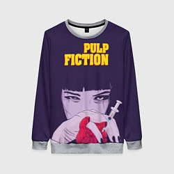 Свитшот женский Pulp Fiction: Dope Heart, цвет: 3D-меланж