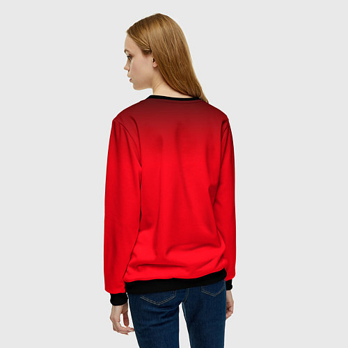 Женский свитшот Кукрыниксы: Дьявол / 3D-Черный – фото 4