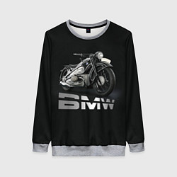 Свитшот женский Мотоцикл BMW, цвет: 3D-меланж