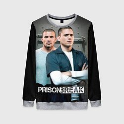 Свитшот женский Prison Break: imprisoned, цвет: 3D-меланж