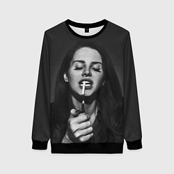 Свитшот женский Lana Del Rey, цвет: 3D-черный