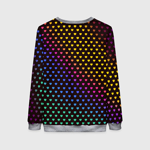 Женский свитшот Pop art / 3D-Меланж – фото 2