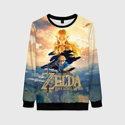 Свитшот женский The Legend of Zelda, цвет: 3D-черный