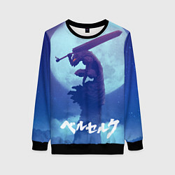 Свитшот женский Berserk Night, цвет: 3D-черный