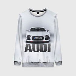 Женский свитшот Audi серебро