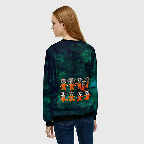 Женский свитшот Группа Slipknot / 3D-Черный – фото 4