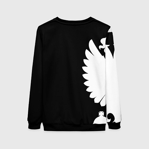 Женский свитшот Russia - Black collection / 3D-Черный – фото 2
