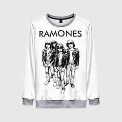 Свитшот женский Ramones Party, цвет: 3D-меланж