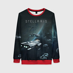 Свитшот женский Stellaris, цвет: 3D-красный