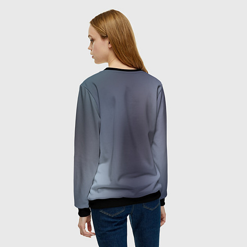 Женский свитшот Грол с гитарой / 3D-Черный – фото 4