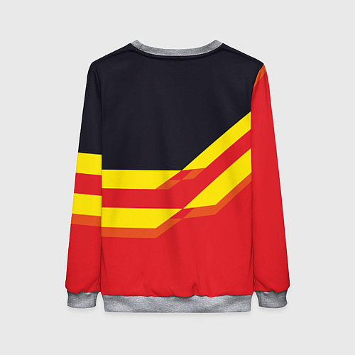 Женский свитшот Man United FC: Red style / 3D-Меланж – фото 2