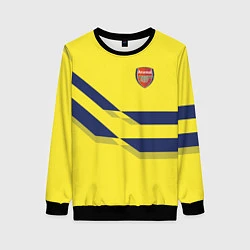 Свитшот женский Arsenal FC: Yellow style, цвет: 3D-черный