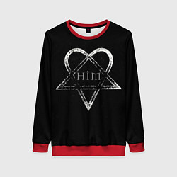 Свитшот женский HIM, цвет: 3D-красный