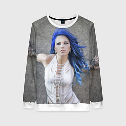 Свитшот женский Arch Enemy: Alissa White-Gluz, цвет: 3D-белый