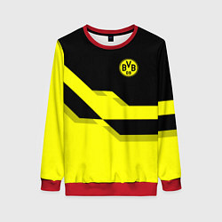 Свитшот женский BVB FC: Yellow style, цвет: 3D-красный