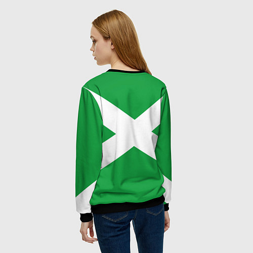 Женский свитшот Таможня / 3D-Черный – фото 4