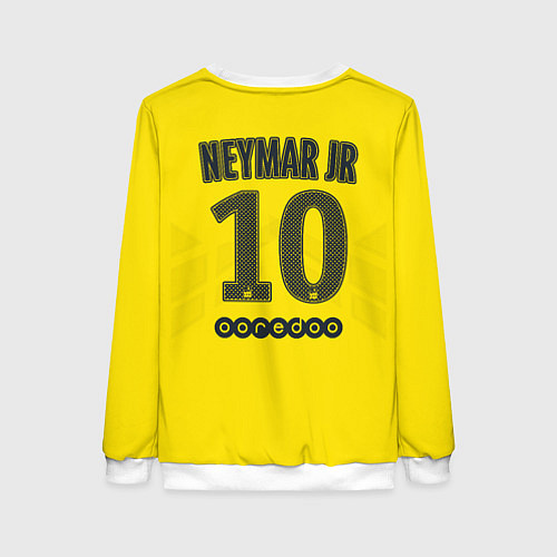 Женский свитшот PSG FC: Neymar Away 17/18 / 3D-Белый – фото 2