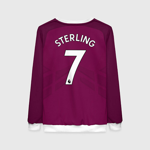 Женский свитшот Man City FC: Sterling Away 17/18 / 3D-Белый – фото 2