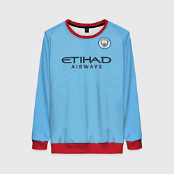 Свитшот женский Man City FC: Sterling Home 17/18, цвет: 3D-красный