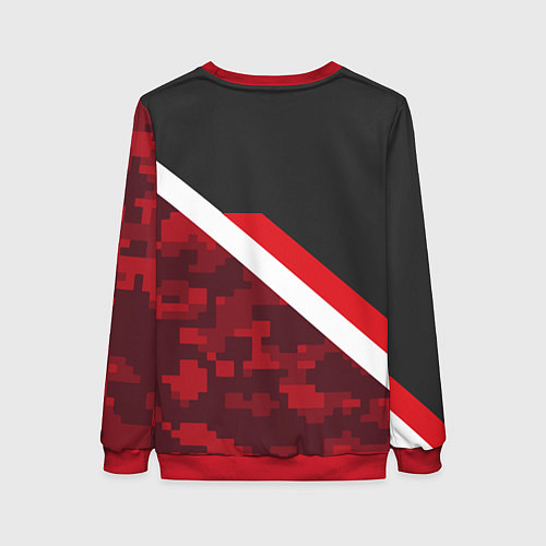 Женский свитшот Man UTD FC: Sport Camo / 3D-Красный – фото 2