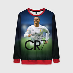 Свитшот женский CR7, цвет: 3D-красный