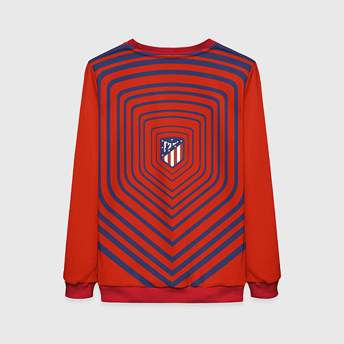 Женский свитшот Atletico Madrid: Red Original / 3D-Красный – фото 2